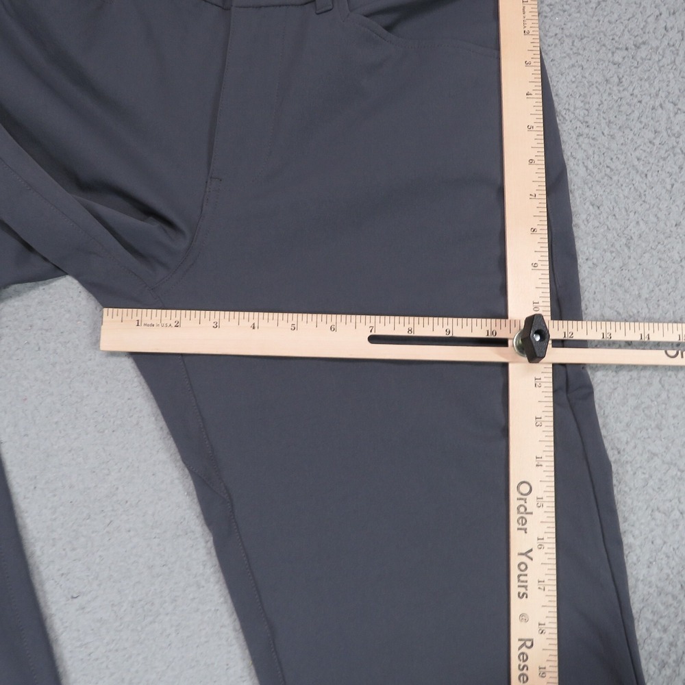 REI Co-op Mens 32x32 Slim Charcoal Grey Commuter Travel Flex Chino Pants UPF - Picture 12 of 15